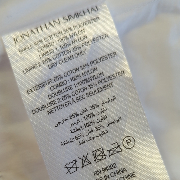 00039 Joanthan Simkhai Ruched Sweetheart Bustier Top White 10	summer resortwear - Picture 7 of 8